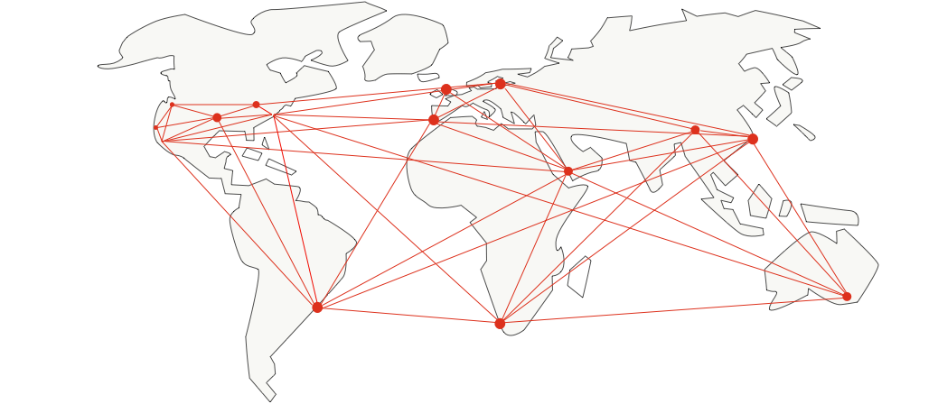 Egg Global Reach Map